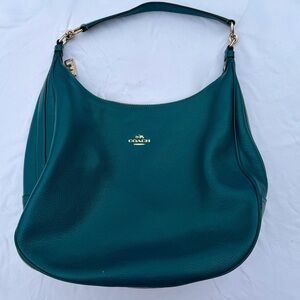 Coach Teal Leather Bag
